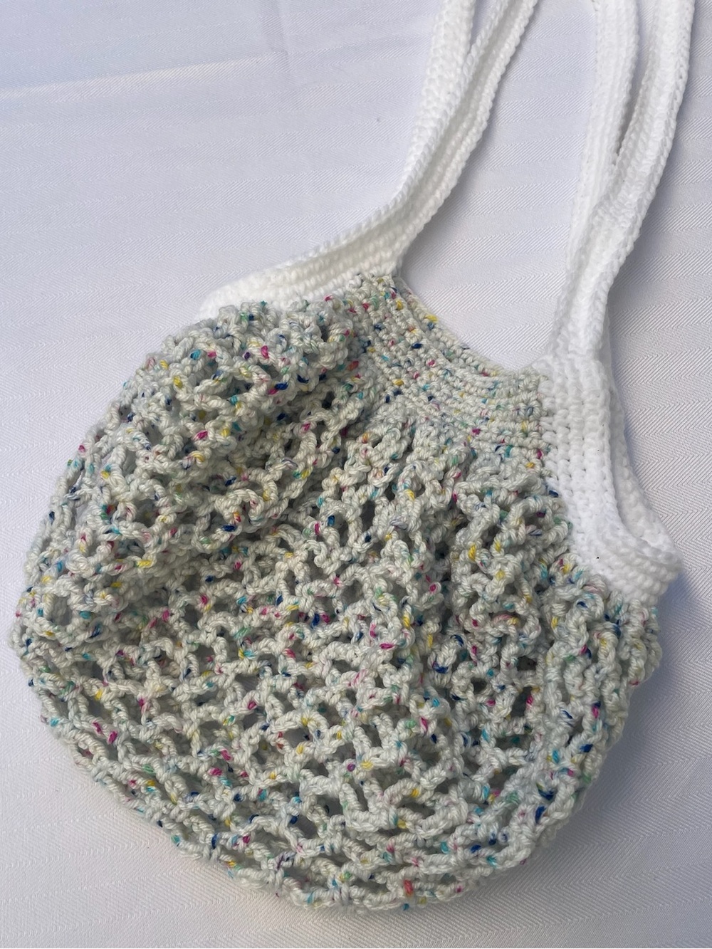 Handmade mesh market bag